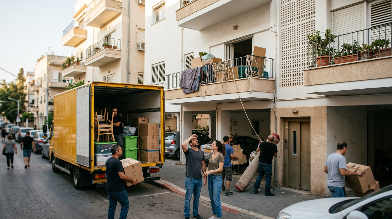 כמה באמת עולה לעבור דירה ב-2025? השוואת מחירים לפי קומה, מרחק, מנוף ושירותי אריזה