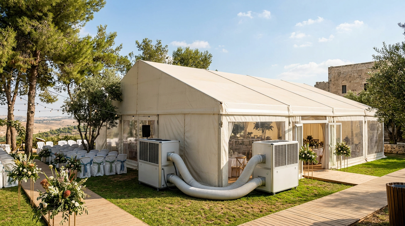 איך לבחור אוהל ממוזג שמתאים לאירועים חיצוניים בימי הקיץ החמים