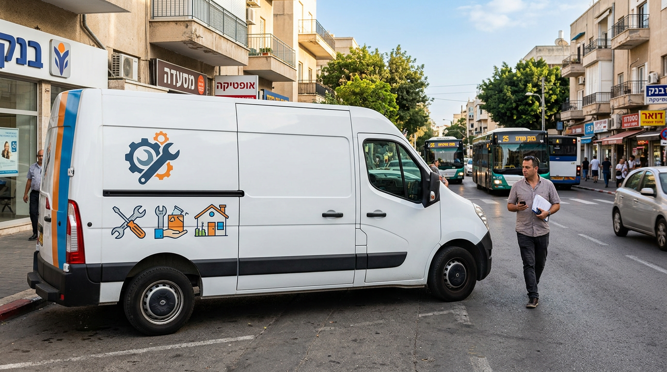 מדבקות לרכב: איך מיתוג נכון על הרכב מגדיל חשיפה, אמון ופניות מלקוחות